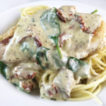 Creamy Chicken Florentine with Sun Dried Tomatoes
